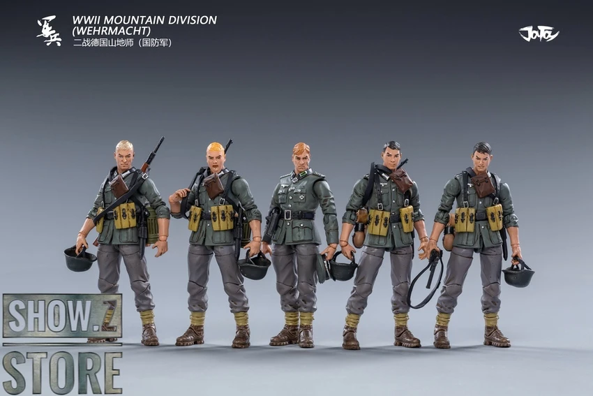 JoyToy Source 1/18 WWII German Wehrmacht Mountain Division Unit Set Of 5 10 JoyToy Source 1/18 WWII German Wehrmacht Mountain Division Unit Set Of 5 - Image 8