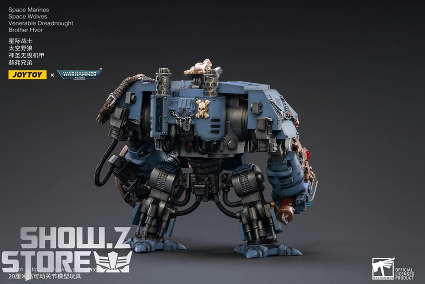 JoyToy Source 1/18 Warhammer 40K Space Wolves Venerable Dreadnought Brother Hvor 7 JoyToy Source 1/18 Warhammer 40K Space Wolves Venerable Dreadnought Brother Hvor - Image 5