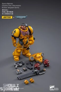 JoyToy Source 1/18 Warhammer 40K Imperial Fists Intercessors Brother Sergeant Sevito -Toy Specialty Store af66306e51