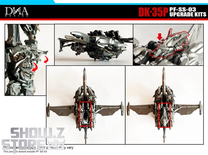 DNA Design DK-35P Upgrade Kit For PF-SS-03 Megatron 9 DNA Design DK-35P Upgrade Kit For PF-SS-03 Megatron - Image 7