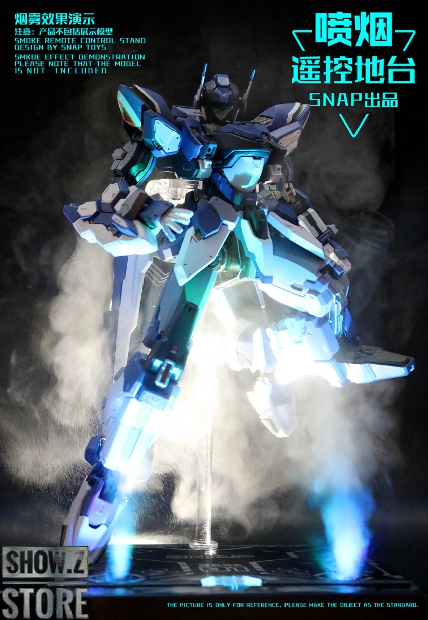 SNAP Remote Smoke Display Stand W/ LED Silver Version 10 SNAP Remote Smoke Display Stand W/ LED Silver Version - Image 8