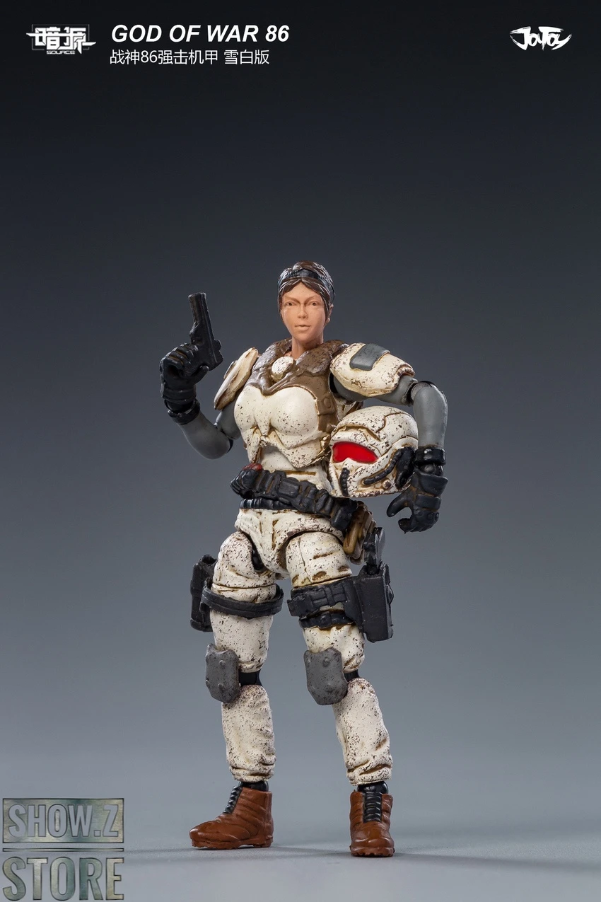 JoyToy Source 1/24 God Of War 86 Mecha W/ Pilot White Version 18 JoyToy Source 1/24 God Of War 86 Mecha W/ Pilot White Version - Image 16