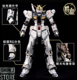 [SZ Custom] Bandai Custom RG 1/144 RX-93 Nu Gundam W/ Electroplated Chrome Painting -Toy Specialty Store b2b97aa1fb