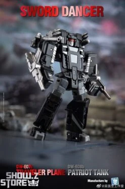 Dr.Wu Sword Dancer Slamdance DW-E07B Traveler Plane Raindance & DW-E08B Patriot Tank Grandslam Set Of 2 Black Version -Toy Specialty Store b333289a12