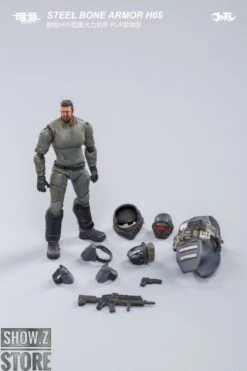 JoyToy Source 1/25 H05 Steel Bone Attack Mecha Military Green Color W/ Pilot -Toy Specialty Store b64e98badf