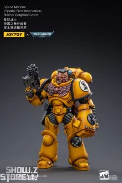 JoyToy Source 1/18 Warhammer 40K Imperial Fists Intercessors Brother Sergeant Sevito -Toy Specialty Store ba4d250ec4