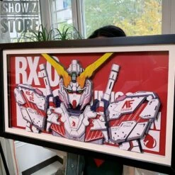ChenFu Studio RX-0 Unicorn Gundam 3D Wall Art Decoration Picture 11 ChenFu Studio RX-0 Unicorn Gundam 3D Wall Art Decoration Picture -Toy Specialty Store bac553331e