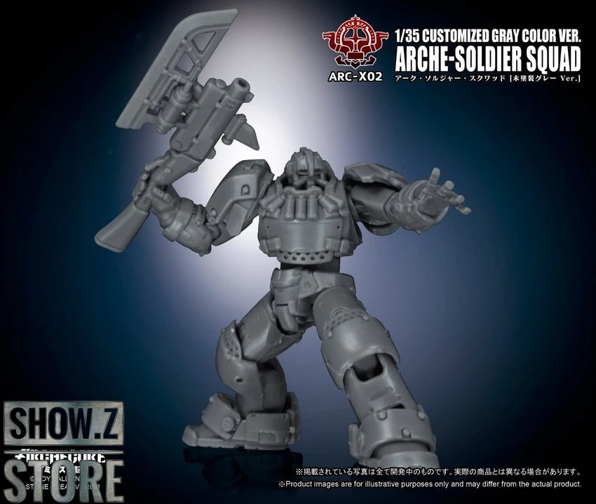 Toys Alliance ARC-X02 Arche-Soldier Squad Limited Gray Color Version 6 Toys Alliance ARC-X02 Arche-Soldier Squad Limited Gray Color Version - Image 4