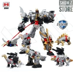 Black Mamba H6002-4B Raptor Slash & H6002-7B Robot Force Volcanicus Oversized Combiner Set Of 6 12 Black Mamba H6002-4B Raptor Slash & H6002-7B Robot Force Volcanicus Oversized Combiner Set Of 6 -Toy Specialty Store bbfd7109cb