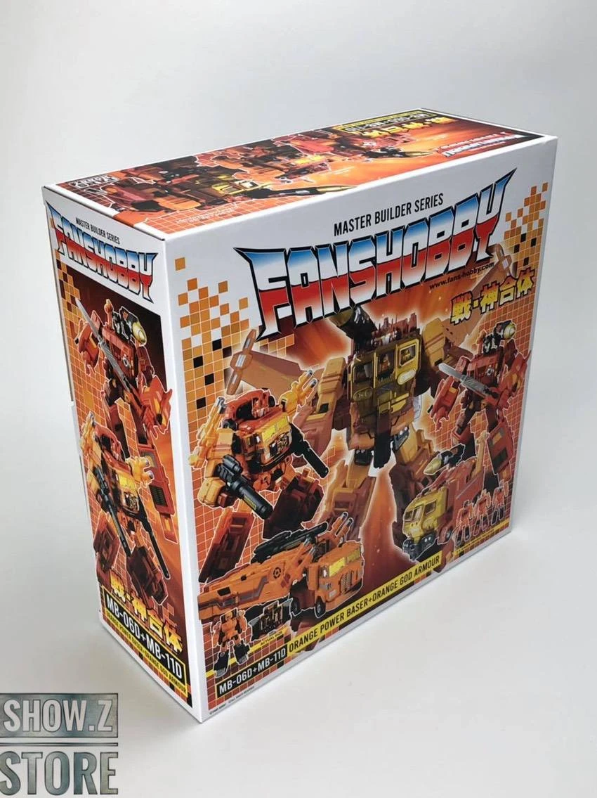 FansHobby MB-06D Power Baser Optimus Prime & MB-11D God Armor God Bomber Orange Version Set Of 2 15 FansHobby MB-06D Power Baser Optimus Prime & MB-11D God Armor God Bomber Orange Version Set Of 2 - Image 13