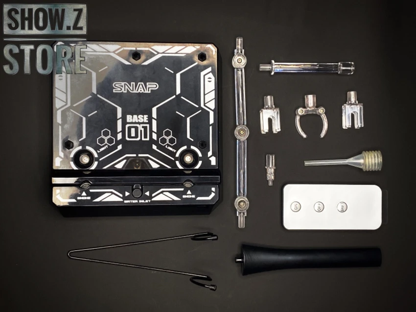 SNAP Remote Smoke Display Stand W/ LED Silver Version 7 SNAP Remote Smoke Display Stand W/ LED Silver Version - Image 5
