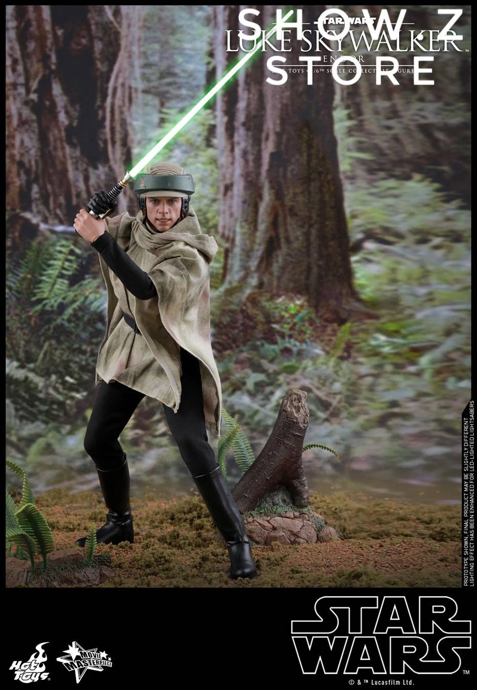 Hot Toys HT 1/6 Luke Skywalker MMS516 Star Wars: Return Of The Jedi Endor Standard Version 11 Hot Toys HT 1/6 Luke Skywalker MMS516 Star Wars: Return Of The Jedi Endor Standard Version - Image 9