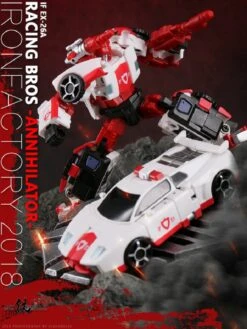 IronFactory EX-26A Racing Bros Annihilator Red Alert 22 IronFactory EX-26A Racing Bros Annihilator Red Alert -Toy Specialty Store c71639378a