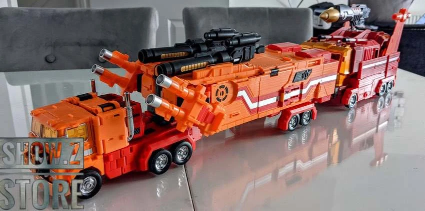 FansHobby MB-06D Power Baser Optimus Prime & MB-11D God Armor God Bomber Orange Version Set Of 2 6 FansHobby MB-06D Power Baser Optimus Prime & MB-11D God Armor God Bomber Orange Version Set Of 2 - Image 4