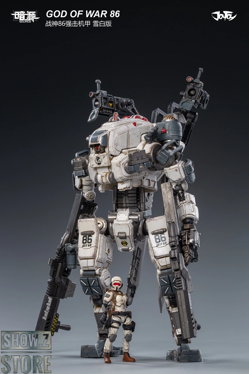 JoyToy Source 1/24 God Of War 86 Mecha W/ Pilot White Version 17 JoyToy Source 1/24 God Of War 86 Mecha W/ Pilot White Version - Image 15