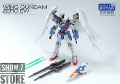 Navigator Toys Pre-Painted & Pre-Assembled Bandai XXXG-00W0 Wing Gundam Zero EW Ver.Ka -Toy Specialty Store d325574e0b