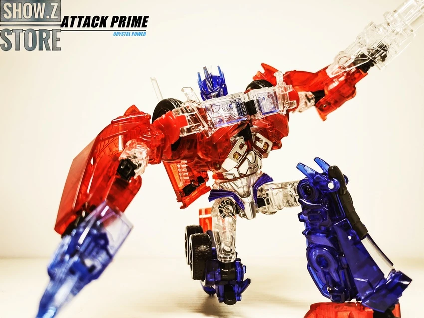 APC Toys APC-001 Attack Prime TFP Optimus Prime Clear Version W/ Black Wheels 18 APC Toys APC-001 Attack Prime TFP Optimus Prime Clear Version W/ Black Wheels - Image 16