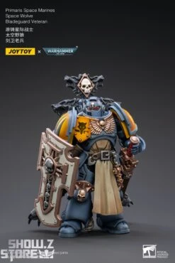 JoyToy Source 1/18 Warhammer 40K Space Wolves Bladeguard Veteran 18 JoyToy Source 1/18 Warhammer 40K Space Wolves Bladeguard Veteran -Toy Specialty Store dabe1ea02d