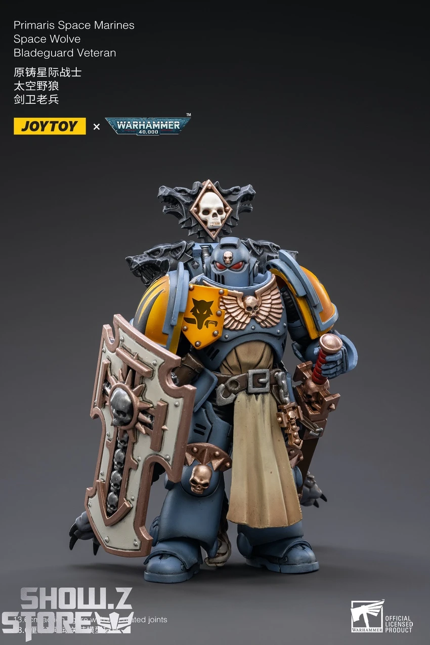 JoyToy Source 1/18 Warhammer 40K Space Wolves Bladeguard Veteran 9 JoyToy Source 1/18 Warhammer 40K Space Wolves Bladeguard Veteran - Image 7