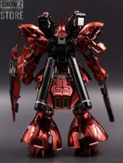 [SZ Custom] Bandai Custom RG 1/144 MSN-04 Sazabi W/ Custom Electroplated Chrome Painting -Toy Specialty Store dee4baa088