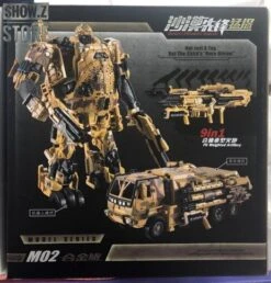 WeiJiang M-02 Robot Force Hound Oversized Black Apple Alloy Desert Version -Toy Specialty Store e6b12a9f88