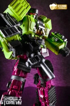 Jinbao DF03 Builder.D Devastator Green Version Set Of 6 Oversized Version -Toy Specialty Store eaa83ede79