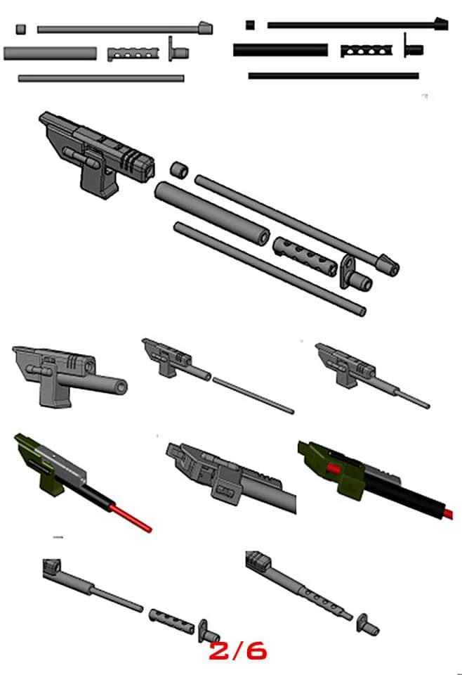 Shockwave Lab SL-31 MP-4 Beast War Dinobot Weapon Upgrade Kit 5 Shockwave Lab SL-31 MP-4 Beast War Dinobot Weapon Upgrade Kit - Image 3