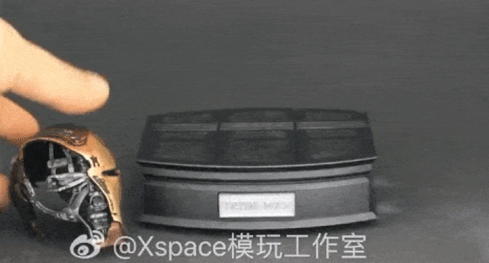 X-Space Studio 1/6 Iron Man MK50 Battle Damaged Helmet /w LED 9 X-Space Studio 1/6 Iron Man MK50 Battle Damaged Helmet /w LED - Image 7