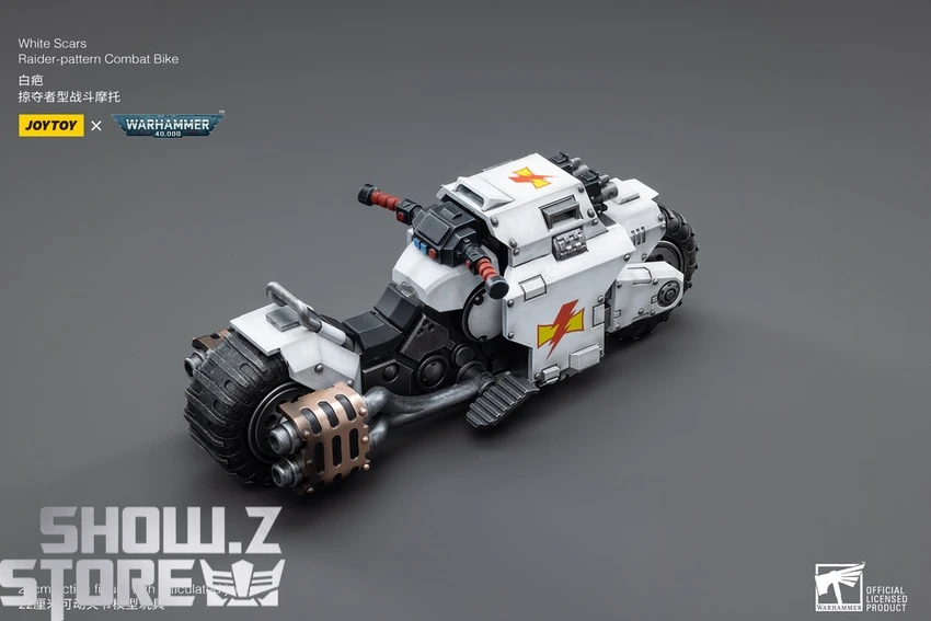JoyToy Source 1/18 Warhammer 40K White Scars Raider-pattern Combat Bike 10 JoyToy Source 1/18 Warhammer 40K White Scars Raider-pattern Combat Bike - Image 8