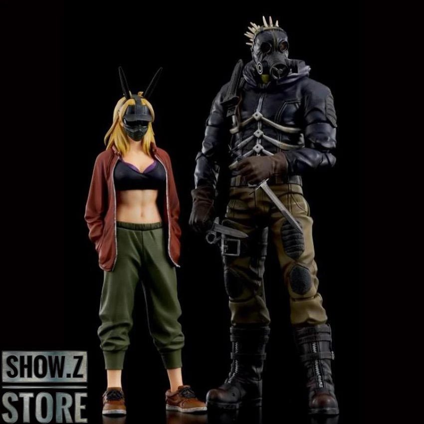 Sentinel Toys 1/12 Dorohedoro Caiman And Nikaido Set Of 2 3 Sentinel Toys 1/12 Dorohedoro Caiman And Nikaido Set Of 2