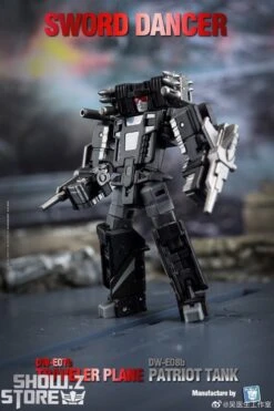 Dr.Wu Sword Dancer Slamdance DW-E07B Traveler Plane Raindance & DW-E08B Patriot Tank Grandslam Set Of 2 Black Version -Toy Specialty Store fcc3275801