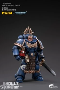 JoyToy Source 1/18 Warhammer 40K Space Ultramarines Veteran Sergeant Icastus -Toy Specialty Store ffd9642307